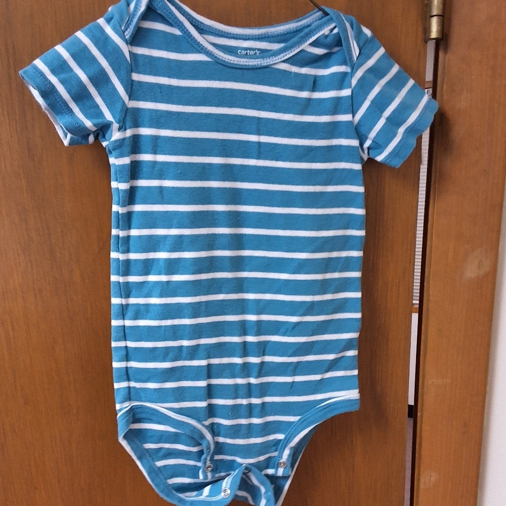 Blue Striped Kids Onesie